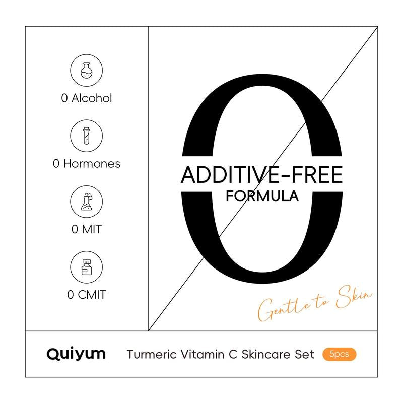 Hydrating Turmeric Skin Care Set – 12-Piece Glow Kit for Women