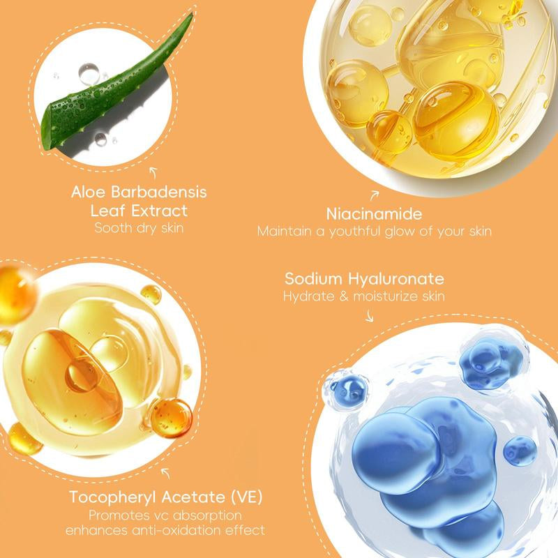 Hydrating Turmeric Skin Care Set – 12-Piece Glow Kit for Women